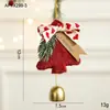 Nova Corda Trançada de Natal com Sino Colorido em Estilo Chinês para Pendurar na Porta e na Parede, Decoração de Atmosfera para Árvore de Natal, Atacado