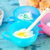 Horneado Casero Comida para Bebés Pastas de Frijol Cremosas Bol de Color Decorativo Bol de Cocina Calentable en Microondas Bol de Plástico