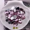 Al por mayor Acrílico 10x14mm Colorido Largo Octagonal Plano Fondo No Poroso Diamante Ropa Joyería Funda de Teléfono Móvil Accesorios de Diamante