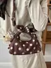 Bolso de mano de lunares de nicho estilo coreano transfronterizo para mujer, nuevo 2026 súper popular, bolso versátil de moda para hombro y cruzado