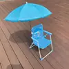 Silla de Playa Infantil Transfronteriza Silla Plegable Portátil para Exteriores Silla con Respaldo Parasol Simple Asiento para Bebé en la Costa Taburete