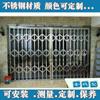 Puerta corredera plegable de acero inoxidable para balcón, estilo antiguo y nostálgico, puerta de hierro, puerta de oliva, puerta telescópica de aleación de aluminio, puerta de rejilla