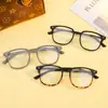 Gafas de Media Montura al por Mayor y al por Menor Estilo Moderno para Miopes Entusiastas de la Tecnología Estilo Bad Boy Marco de Gafas Js80