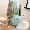 Bolsa Têxtil Tecida à Mão Nova Moda Design de Nicho Bolsa Tecida de Palha Versátil Bolsa Transversal Pequena Redonda Quente Transfronteiriça