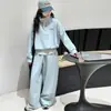 Conjunto de Roupa de Outono para Meninas 2026 Novo Conjunto Esportivo Duas Peças da Moda para Meninas Mais Velhas, Moletom Super Estiloso Estilo Coreano