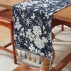 Mantel Jacquard de Algodón y Lino de Alta Gama Estilo Pastoral Americano Cubierta de Bandera de Mesa para Restaurante Sala de Estar Tapete a Prueba de Polvo Venta al por Mayor y al por Menor