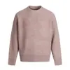 Ropa para Hombre Beijie 2026 Otoño Nueva Llegada Suéter de Velour Amigable con la Piel para Hombre Cuello Redondo Color Sólido Top Tejido para Pareja