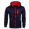 Novo outono e inverno novo cardigã casual masculino com capuz suéter masculino jovem casaco atacado