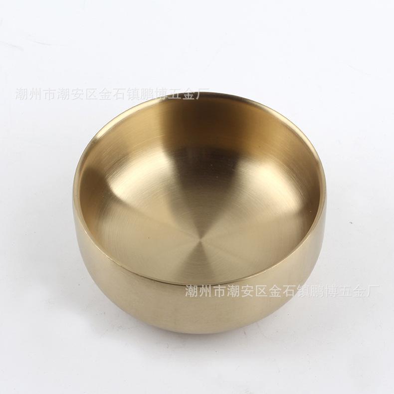 金色带盖米饭碗7