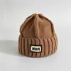 Gorro tejido divertido con forma de dinosaurio para niños, gorro de lana cálido para otoño e invierno que cubre las orejas del bebé, bonito gorro de punto para niños y niñas