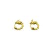 Aretes año del dragón retro lujo ligero patrón de dragón enrollado hebilla de oreja diseño de nicho aretes de temperamento único aretes de moda y tendencia