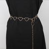 La moda europea y americana ama las cadenas de cintura joyería transfronteriza corazón hueco Joker vestido de moda cinturón decorativo venta al por mayor