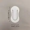 Marcador de página DIY PET lámina de plástico marcador de página para sublimación marcador de página en blanco para transferencia térmica transferencia térmica de doble cara