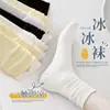 Meias Femininas de Seda Gelada para o Verão, Finas, Respiráveis, Instantaneamente Refrescantes, Antiderrapantes, Antiodor, Anti-Puxões
