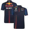 2026 Novo Produto Camiseta Uniforme Equipe F1 Camisa de Ciclismo de Corrida Camisa Polo de Manga Curta Masculina Secagem Rápida Verão Trabalho Roupa de Carro 2