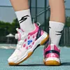 Zapatos de bádminton prácticos Gioop para niños y niñas, entrenamiento de competición profesional, transpirables, antideslizantes, zapatillas deportivas de estudiante de moda
