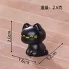 Linda figura de gatito mini de resina adorno de escritorio pequeño decoraciones diy escena en miniatura adorno pequeño