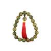 Sándalo verde Cuentas de sándalo dorado Colgante para espejo retrovisor de coche 2.0 de mano Joyería Madera fragante Suministro de cuentas de rosario Wen play