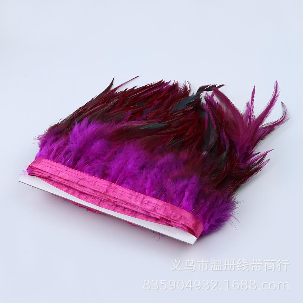 3 rose rooster saddle feather