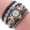 Reloj de cuarzo de moda de venta caliente transfronteriza para mujer, reloj de terciopelo coreano para mujer, reloj de correa larga para mujer, venta al por mayor