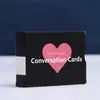 Cartas de Póker Personalizadas para Parejas, Reconocimiento de Palabras en Inglés, Motivos de Amor, Cartas de Papel para Entretenimiento Ocioso, Producción Creativa de Póker