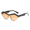 Gafas de Sol de Moda Transfronterizas Europeas y Americanas Irregulares Versátiles Retro Modernas Parasol Anti-UV para Mujeres con Personalidad