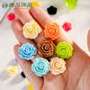 Accesorios de Rosa Morera Simulada Funda para Teléfono Móvil Accesorios para el Cabello Accesorios de Resina DIY Materiales Decorativos Hechos a Mano Manualidades