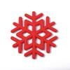 Los Manteles Individuales Son Resistentes a Altas Temperaturas, Impermeables y a Prueba de Aceite, Manteles Individuales Irregulares con Diseño de Copos de Nieve, Tapetes de Silicona Aislantes del Calor, Antideslizantes y Anti-quemaduras para Juegos de Té