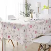 Toalha de mesa pvc toalha de mesa proteção ambiental EVA à prova d'água anti-escaldante anti-óleo sem lavagem toalha de mesa plástico toalha de mesa de centro atacado em estoque