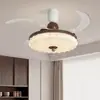 Luminária Ventilador de Teto Estilo Medieval para Sala de Estar, Luminária Ventilador de Teto para Restaurante, Luminária Ventilador de Teto Retro Novo Estilo Chinês para Quarto com Proteção para os Olhos