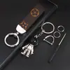Una generación de llaveros de regalo para coche personalidad creativa astronauta cuerda de cuero para hombre llavero de cuero de simulación para coche