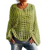 Top playero tipo europeo y americano para mujer, camisa de punto calado para protección solar, top de punto exquisito de malla para vacaciones en la playa