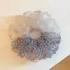 Névoa de Verão~Scrunchie de Organza Verde Menta para Mulheres, Acessório de Cabelo Elegante e Estiloso, Novo Elástico para Coque