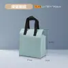 Bolsa Isolante Descartável Não Tecido para Levar Chá com Leite Café Bebida Sacola de Embalagem Bolsa Isolante Impressão de Logotipo Pronta Entrega Atacado