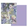 Uso Diario Estilo Pintura al Óleo Papel de Envoltura de Ciruela Salsa de Ciruela Papel de Envoltura de Flores para Ramo Papel de Fondo Inglés Artístico Papel Kraft
