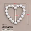 Lenço Metálico de Moda Estilo Coreano com Pontas Amarradas, Bainha de Roupa Bordada com Pérolas e Cravejada com Diamantes, Fivela de Cintura para Camiseta, Fivela Decorativa Fixa