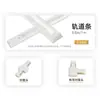 Tienda de decoración del hogar Luz de riel LED de segunda línea, aplique de riel 110V para escaparate de sala de exposiciones, luz de riel DOB de montaje superficial para transmisión en vivo