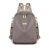 Mochila Nova 2025 com Múltiplos Zíperes Feminina de Tecido Oxford Moda Casual Mochila de Viagem Feminina Versátil Mochila Escolar para Estudantes