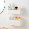 Estante de almacenamiento para película adherente para puerta de gabinete de cocina, caja de almacenamiento, montado en pared, interior de puerta de gabinete, estante de almacenamiento para refrigerador, almacenamiento lateral