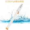 Electrodo de pH Compuesto E-201F de Leici Recientemente Actualizado Sonda de Prueba de pH Ácido-Base E-201C