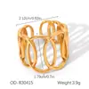 Anillo de Acero Inoxidable con Goteo de Aceite, Superventas Global Transfronterizo, Joyería de Nicho de Alta Gama Abierta, Anillo Estilo Ins Europeo y Americano para Mujeres