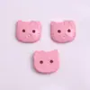 Botões de Gatinho Cartoon Coloridos de Dois Olhos Acessórios de Cabelo DIY Presilhas de Cabelo Grampos de Cabelo Patches Capa de Celular Tamancos Decorações de Sapato Acessórios