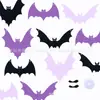 Novo Pingente de Morcego de Halloween Simulação Morcego Preto Pendurado Voando Decorações Temáticas de Halloween para Interior e Exterior
