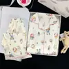 2026 Pijama Nuevo para Niñas Algodón Nube Primavera Manga Larga Estilo Popular Cuello Solapa Estudiante Lindo Dibujos Animados Conjunto de Ropa para Casa