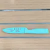 Seguridad del Hogar Pelador de Frutas Transpirable Cubierta de Hoja con Diseño de Cartas de Póker Mango Antideslizante Surtido Multicolor Fábrica de Cuchillos Pequeños de Cocina