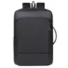 Mochila Masculina de Textura Leve de Luxo Multiuso para Computador Mochila para Viagem de Negócios Impressão Personalizada do LOGOTIPO