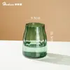 Decoração de Vaso de Flores para Sala de Estar, Arranjo de Flores de Vidro, Luxo Leve, Sensação de Alto Padrão, Transparente, Mesa de Jantar Vintage, Vaso de Rosa de Cultivo em Água Largo, Boca Larga