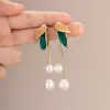 Pendientes Colgantes de Esmalte con Borlas de Moda Más Vendidos Diseño de Nicho Joyería para Orejas de Moda Ligera de Lujo de Gama Alta Elegantes Versátiles