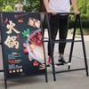 Fabricantes de Marcos de Póster de Doble Cara tipo Satchel Personalizados Marco de Póster Flip Personalizado Marco Publicitario Plegable para Exteriores