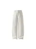 Novedad Otoño 2026 Pantalones Blancos de Pierna Recta Plisados Estilo Americano M-5XL HK26795-TeP34